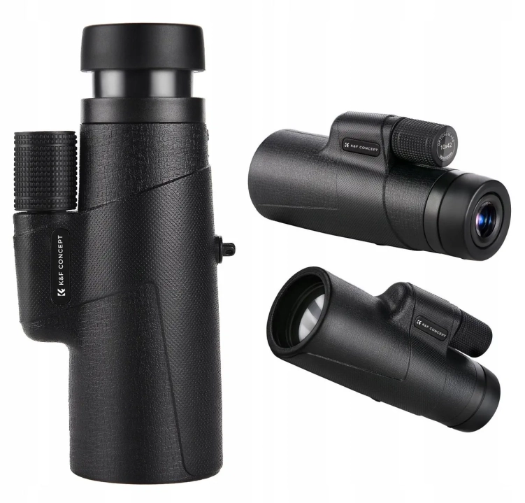 Monokular Luneta K&F CONCEPT 10x42mm BaK4 IP65 + Etui KF33.090