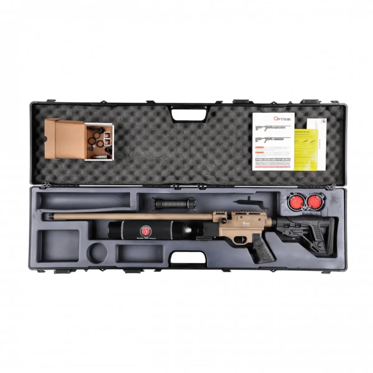 Wiatrówka PCP Optima by Hatsan Factor FDE (4,5 mm/6,35mm)