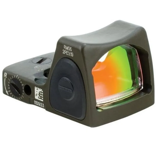 Kolimator Trijicon RMR 6.5 MOA Red Adjustable Type 2 OD Green