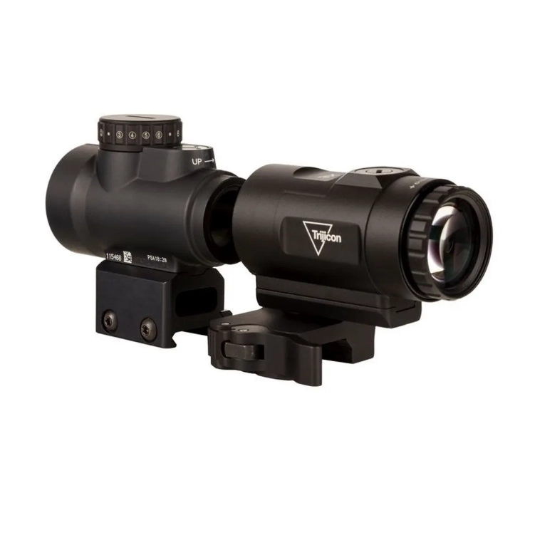 Zestaw kolimator + powiększalnik Trijicon MRO HD 1x25 Red Dot 2.0/68 MOA Combo LED Black