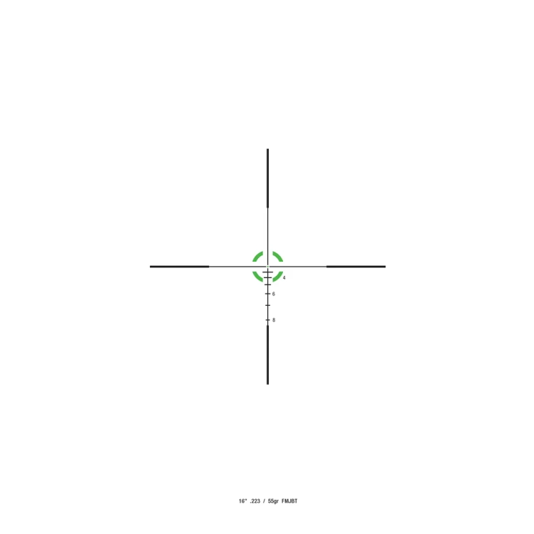 Luneta celownicza Trijicon Credo 1-4x24 SFP Segmented Circle .223 Green