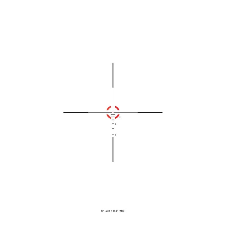 Luneta celownicza Trijicon Credo 1-4x24 SFP Segmented Circle .223 Red