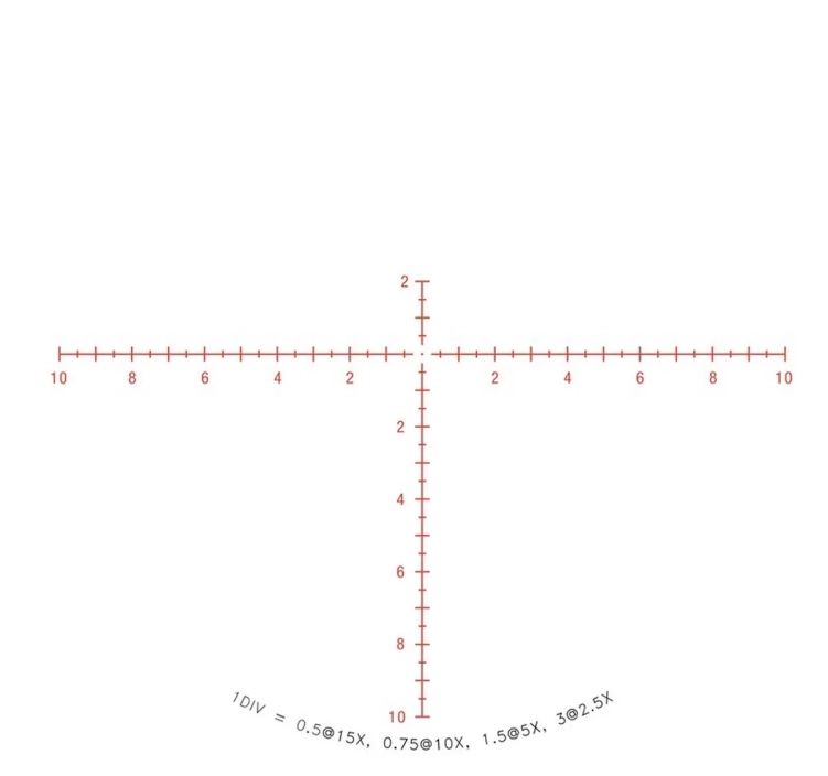 Luneta celownicza Trijicon Credo 2.5-15x42 SFP MRAD Center Dot Red