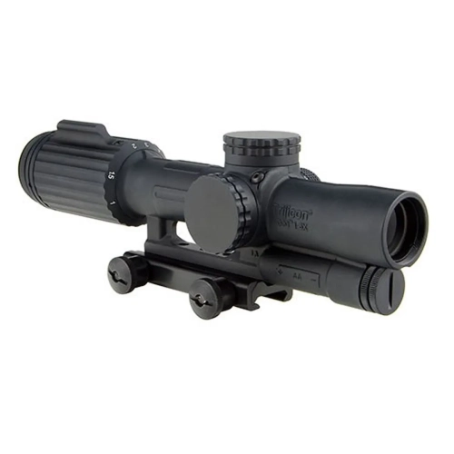 Luneta celownicza Trijicon VCOG 1-6x24 FFP .223/55 Crosshair Red z montażem TA51