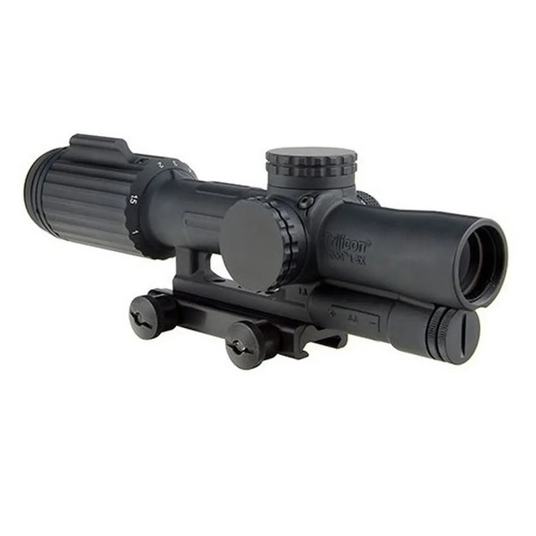 Luneta celownicza Trijicon VCOG 1-8x28 FFP MRAD Red z montażem TA51