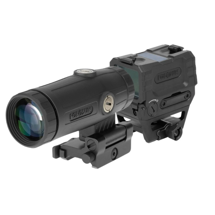 Zestaw Holosun kolimator AEMS PRO X2 GR + powiększalnik HM3X