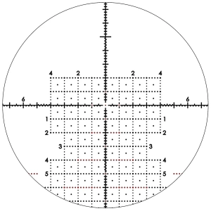Luneta Schmidt & Bender PMII 5-25x56 LP GRID 1cm ccw DT / ST