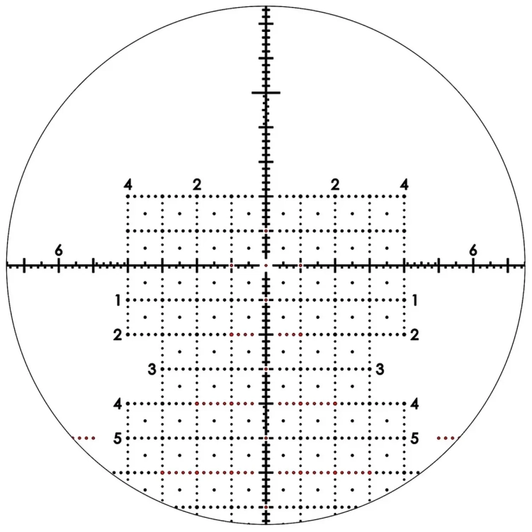 Luneta Schmidt & Bender PMII 5-25x56 LP GRID 1cm ccw DT / ST