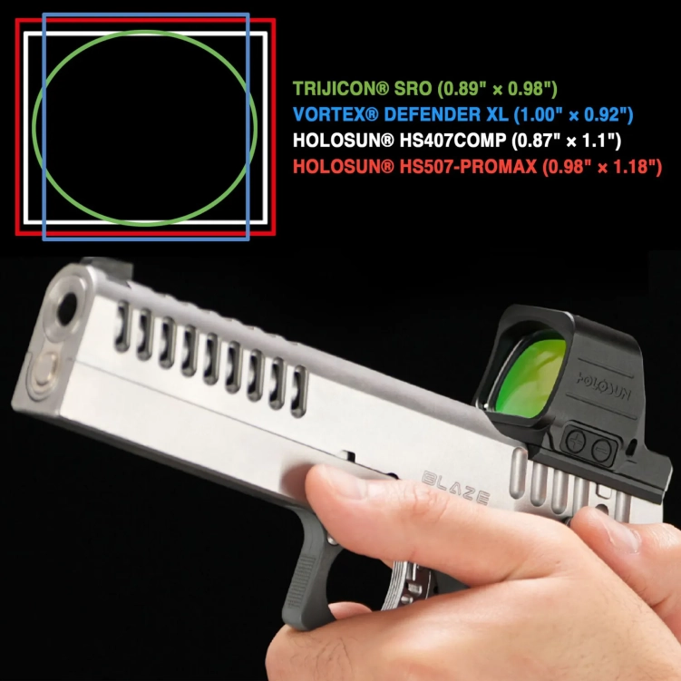 Kolimator otwarty Holosun HS507 PROMAX RD-PRS
