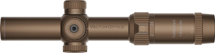 Luneta celownicza Vector Optics Forester 1-5x24SFP GenII FDE