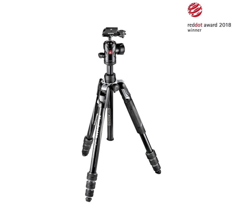 Manfrotto Statyw Befree Advanced Twist MKBFRTA4BK-BH z gł. kulową i torbą Czarny