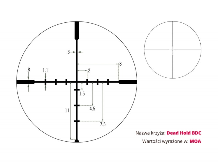 Crossfire II 4-12x40 1'' AO BDC MOA 