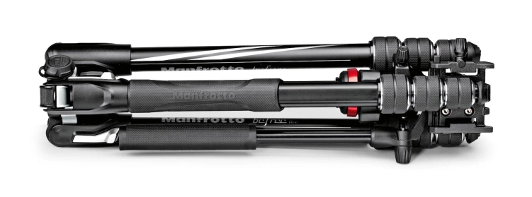 Manfrotto Statyw podróżny Befree Live Twist MVKBFRT-LIVE z gł. video i torbą Czarny