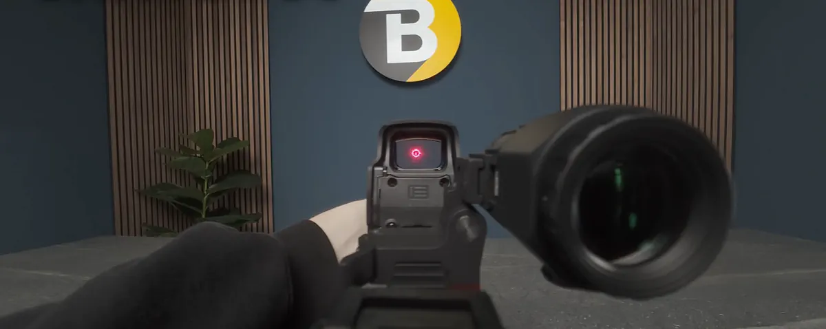 Celowanie z celownika holograficznego eotech