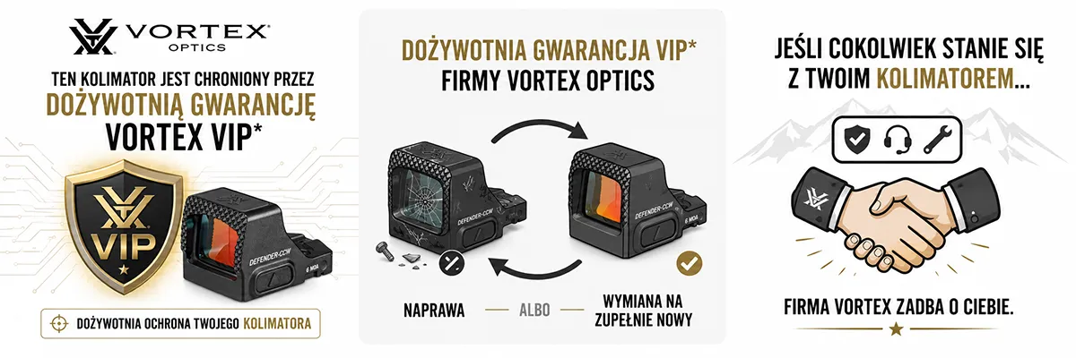 Gwarancja dożywotnia Vortex VIP