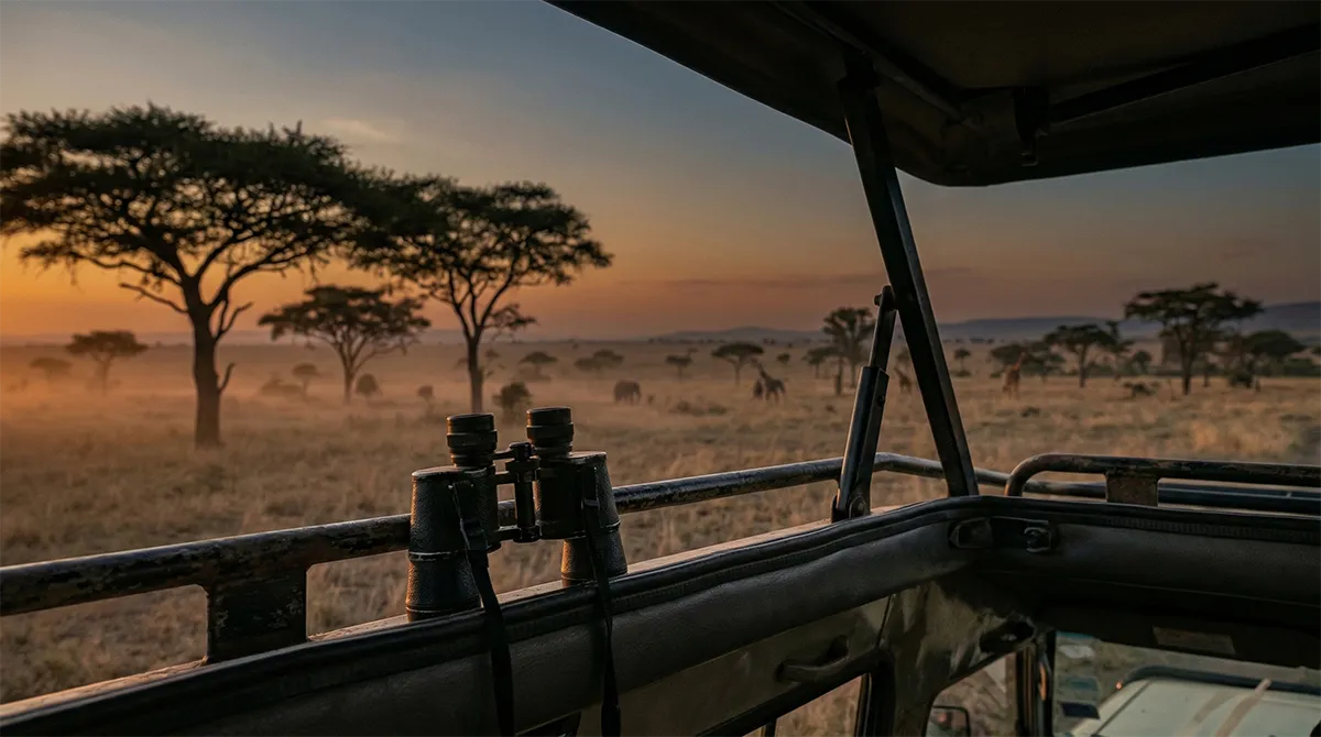 Safari w Afryce - Fotografia i lornetka