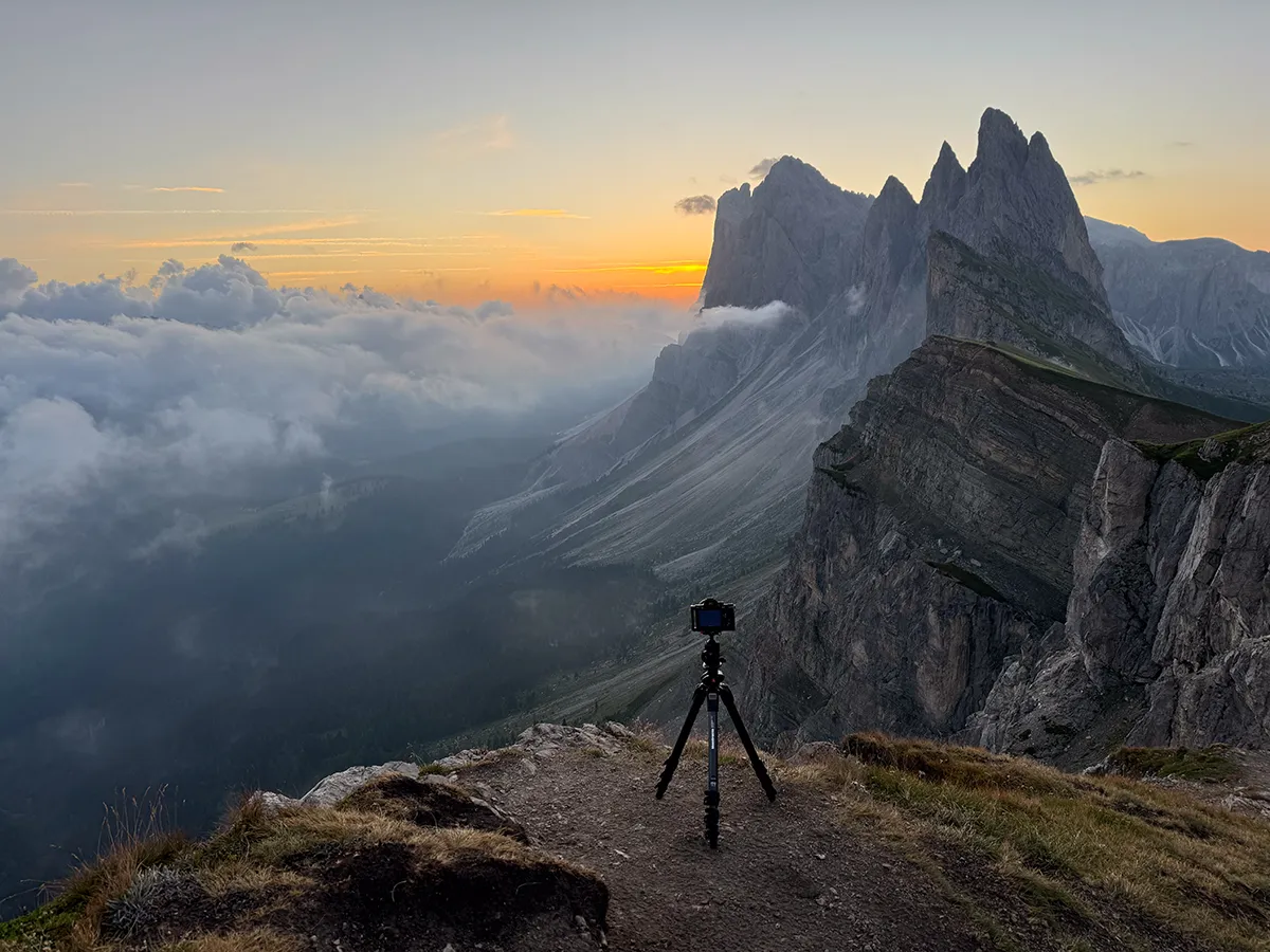 Statyw fotograficzny w góry