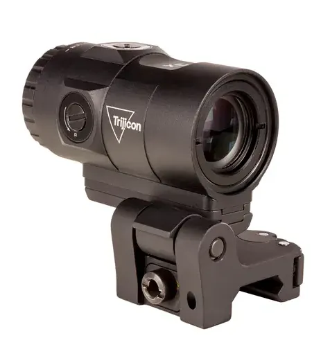 Powiększalnik Trijicon MRO HD Magnifier 3x25 z montażem Flip Mount Black