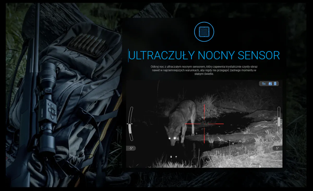 Luneta noktowizyjna ATN X-Celsior-NV 5-15x DZIEŃ/NOC