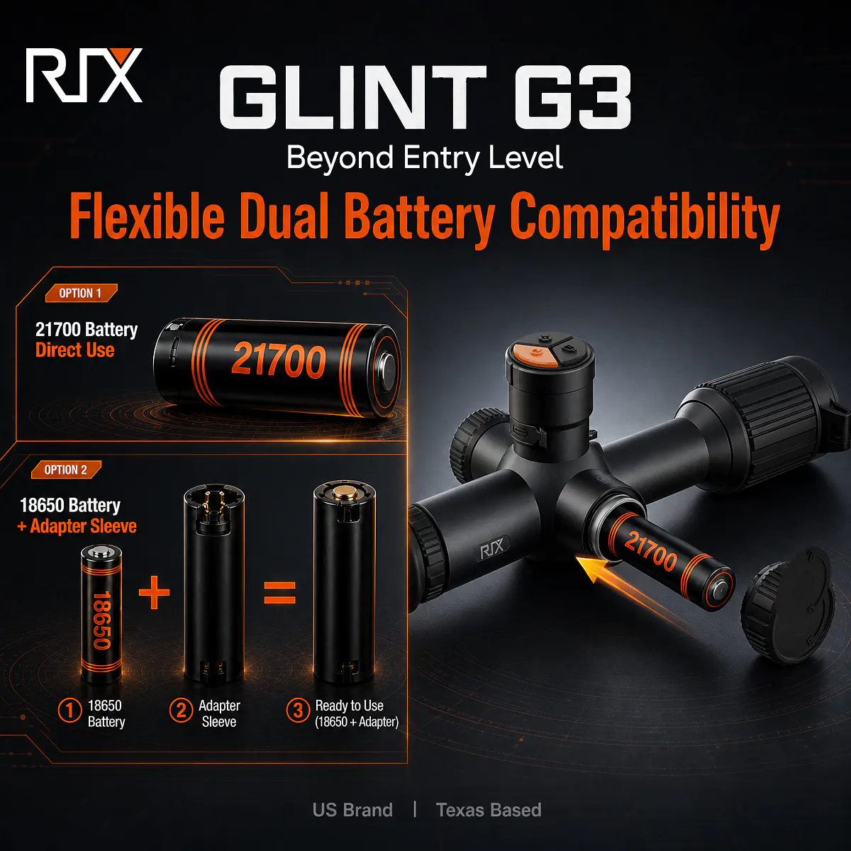 Luneta termowizyjna RIX GLINT G3 LRF biegówka