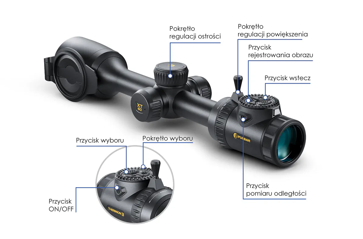 Luneta termowizyjna Pulsar Thermion 3 LRF XT60 