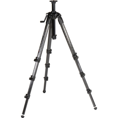 Manfrotto MT057C4-G, 4 sekcje, węglowy, z kolumną na korbkę