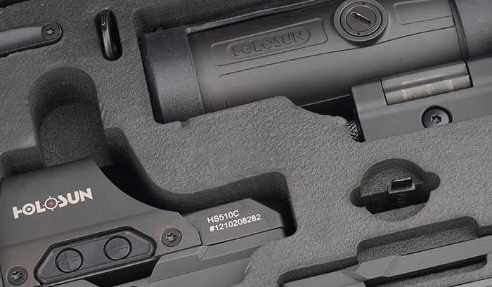 Zestaw Holosun Kolimator 510C & Powiększalnik HM3X