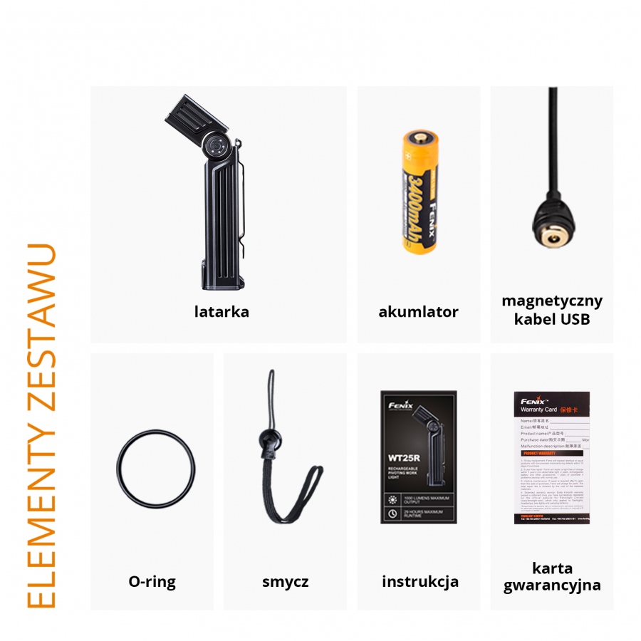Latarka LED Fenix WT25R