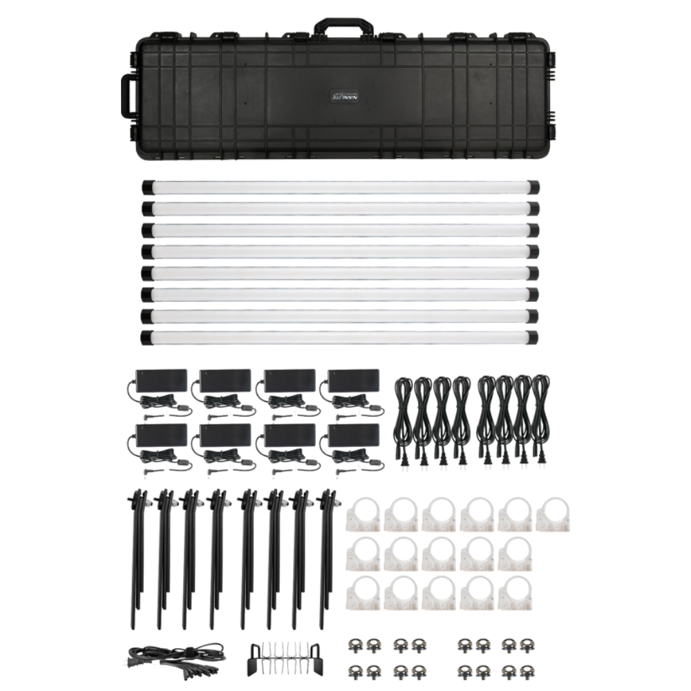 Zestaw Nanlite PavoTube II 30XR - 8 LED-owych tub RGBWW z CRMX