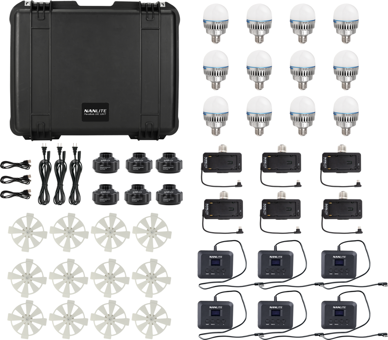Zestaw Nanlite PavoBulb 10C – 12 zarowek LED RGBWW