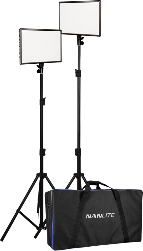Zestaw Nanlite LumiPad 25 - 2 panele LED ze statywem i torba