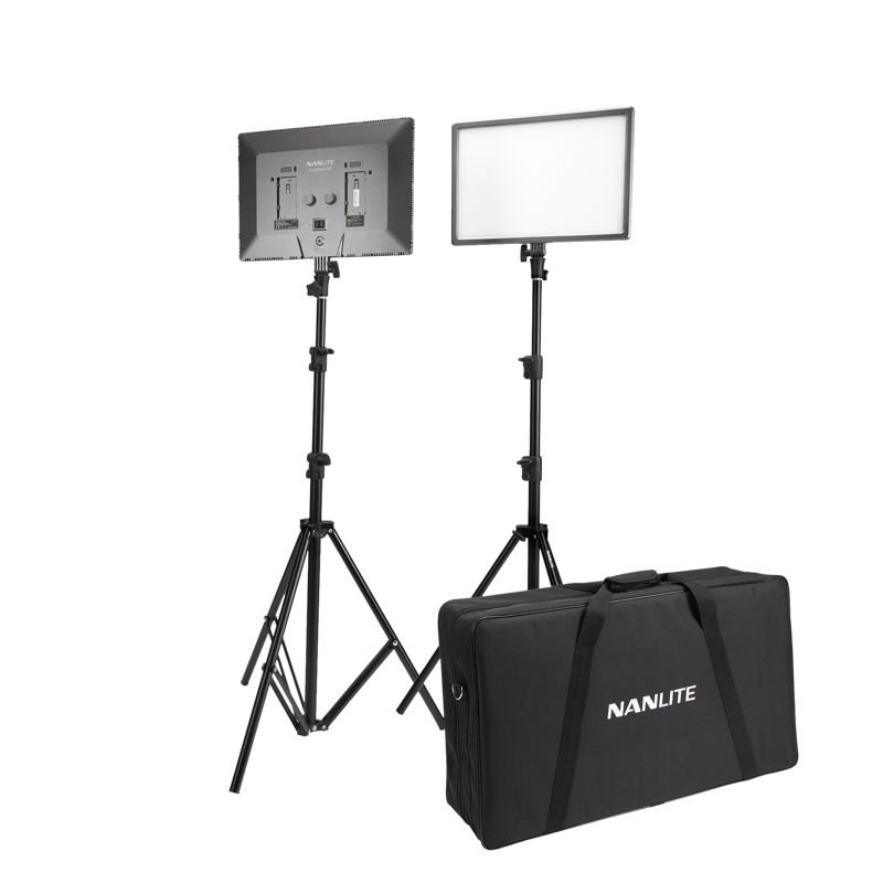 Zestaw Nanlite LumiPad 25 - 2 panele LED ze statywem i torba