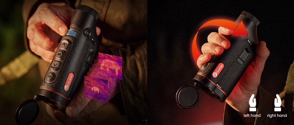 Monokular termowizyjny z dalmierzem Guide TD653L LRF