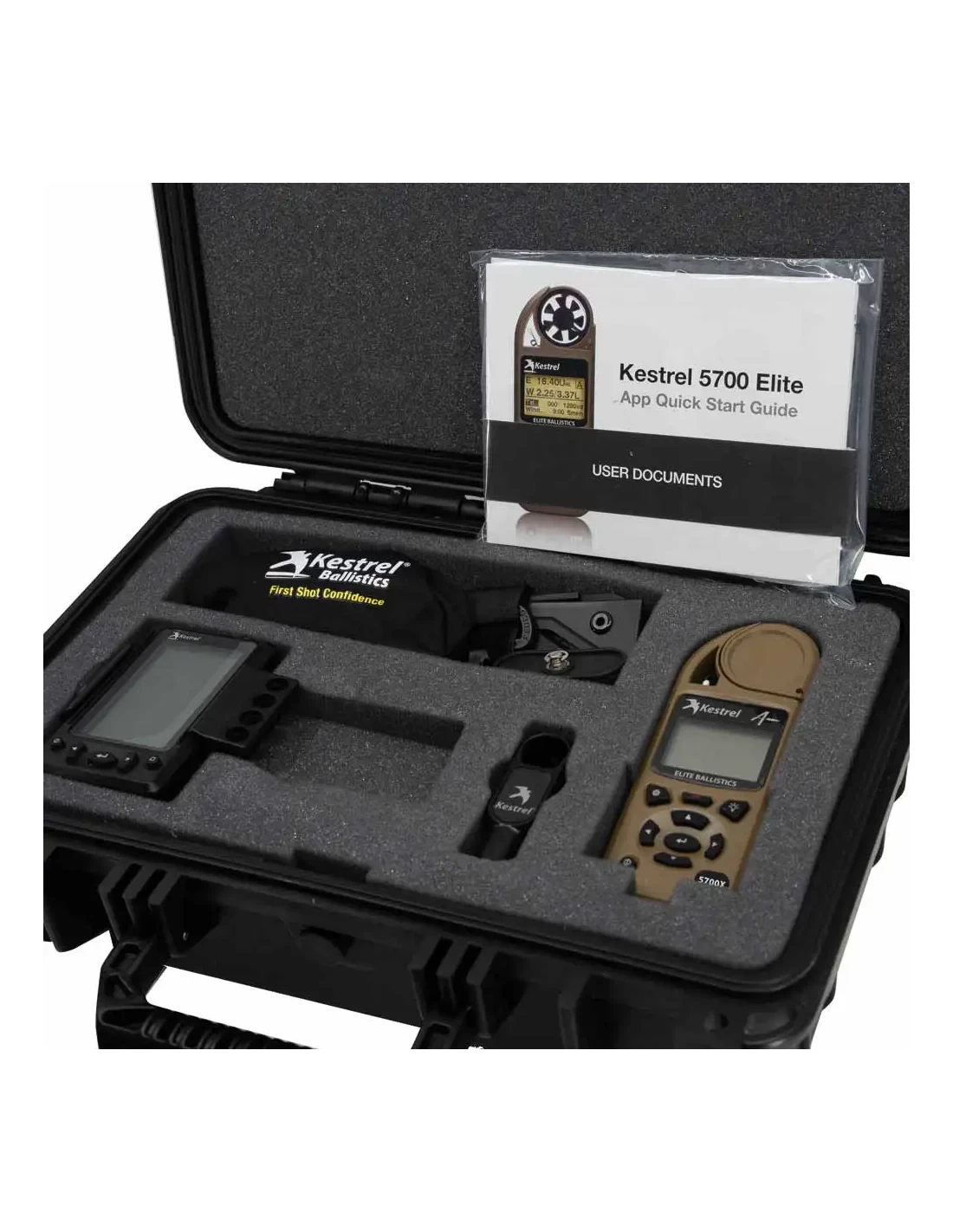 Zestaw stacja pogodowa Kestrel 5700 ELITE + HUD / Long range shooter kit 