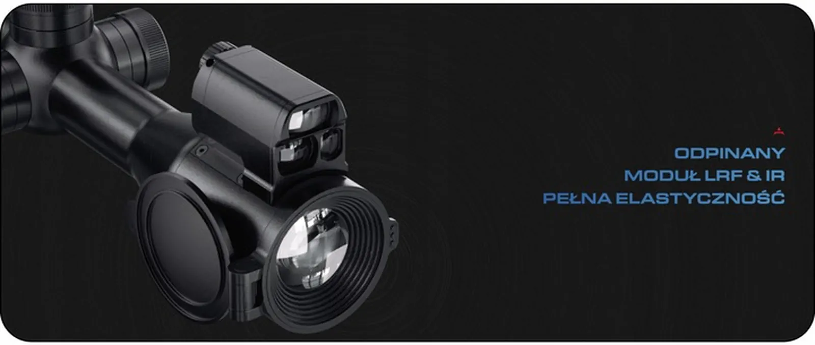 Celownik noktowizyjny PARD Night Stalker 4K eX 70 mm + moduł IL1 dalmierz i iluminator 850nm