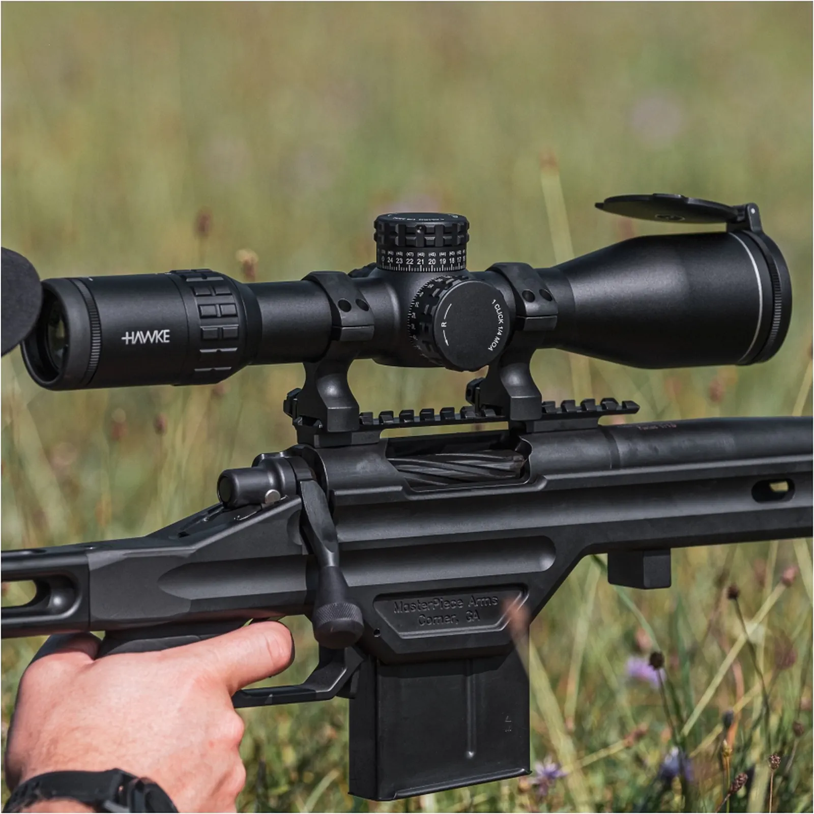 Luneta celownicza Hawke Frontier 30 FFP 5-25x56 SF IR MOA Hunter 25x