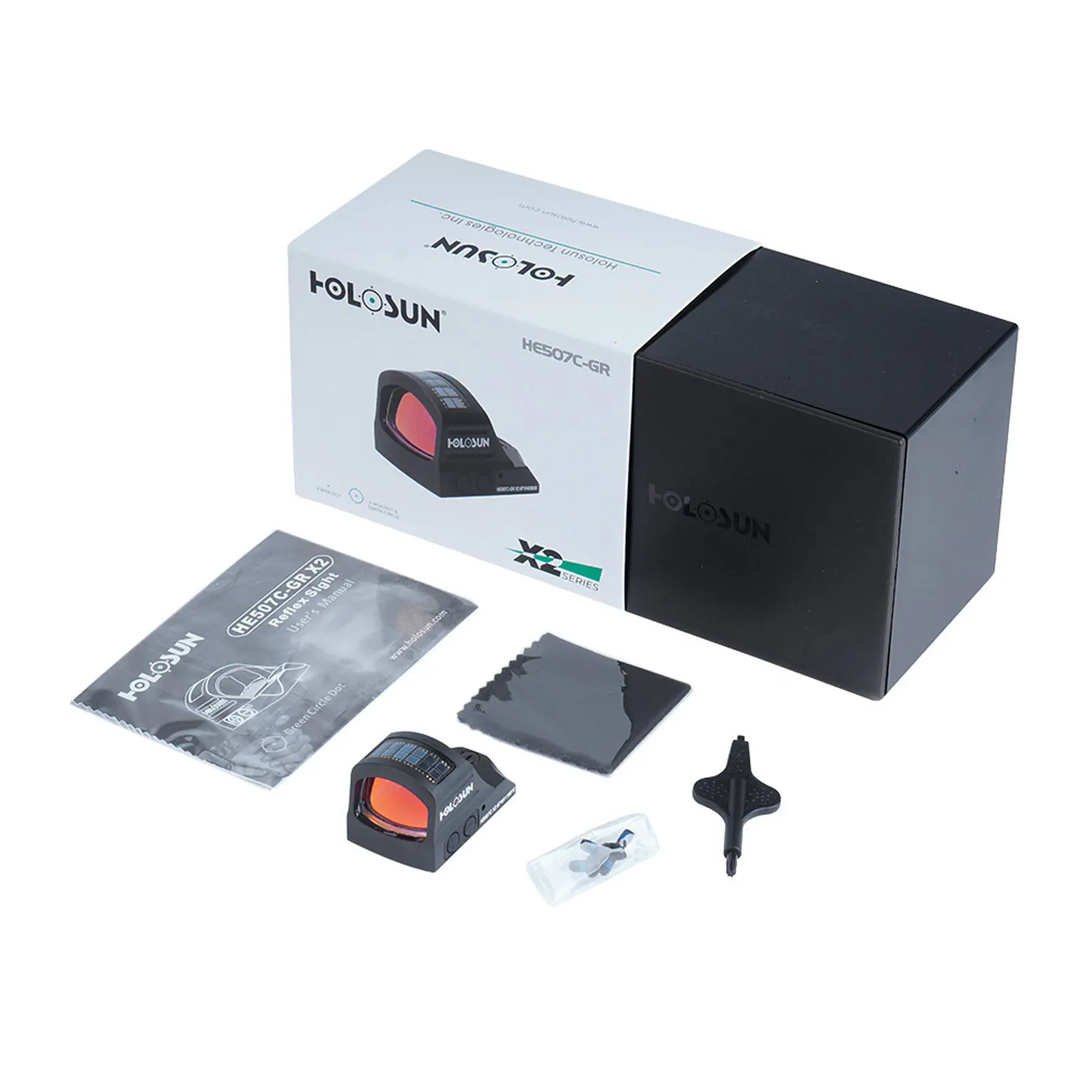Kolimator Holosun HE507C-GR X2 Elite Micro GD Solar Panel