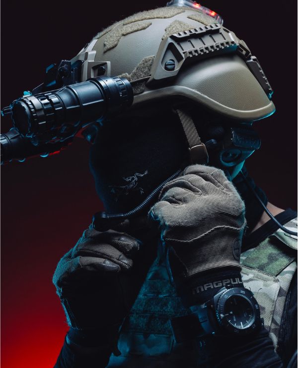 Hełm balistyczny PGD MICH low-cut z szynami ARC i montażem