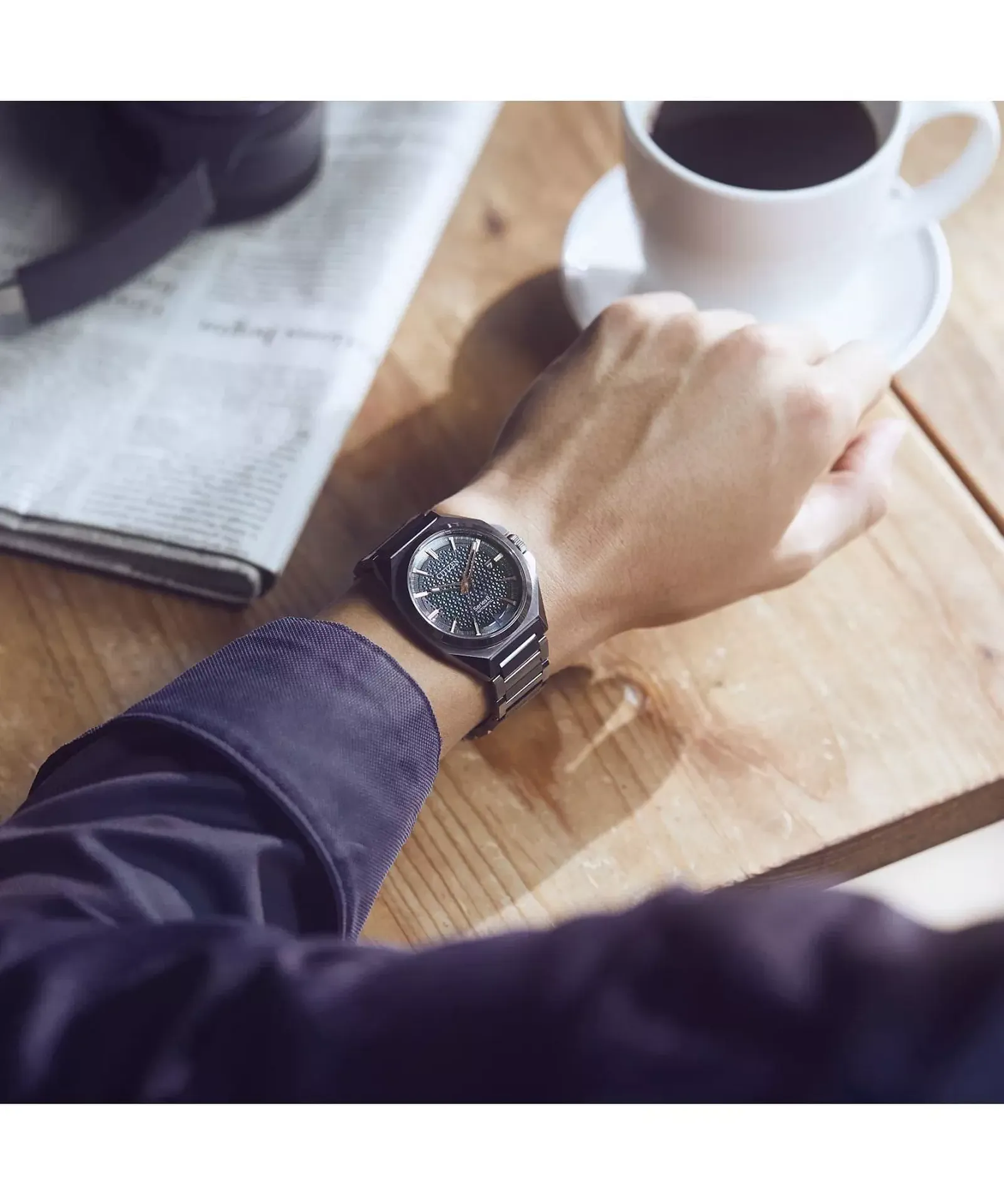 Zegar Citizen Series 8 Automatyczny NA1015-81Z Szafirowy