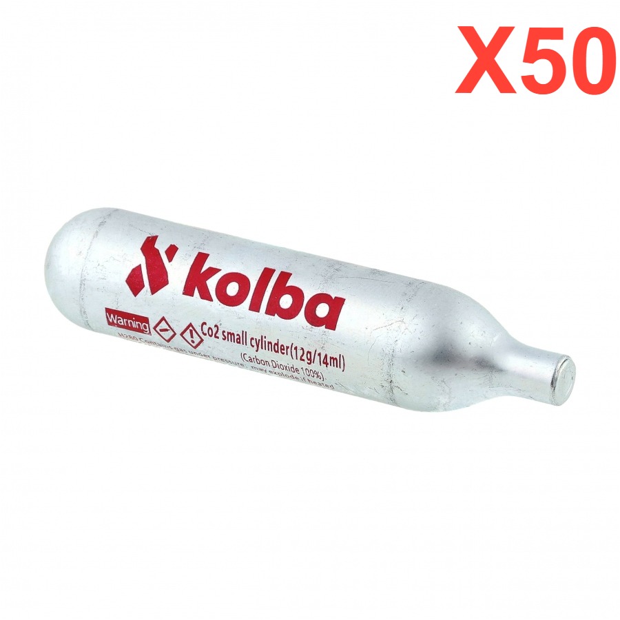 Nabój kapsuła CO2 12g Kolba - ZESTAW 50 sztuk